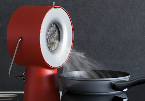 AirHood Kitchen Fan Gets Rid of Smoke, Fumes, and Grease Spatter