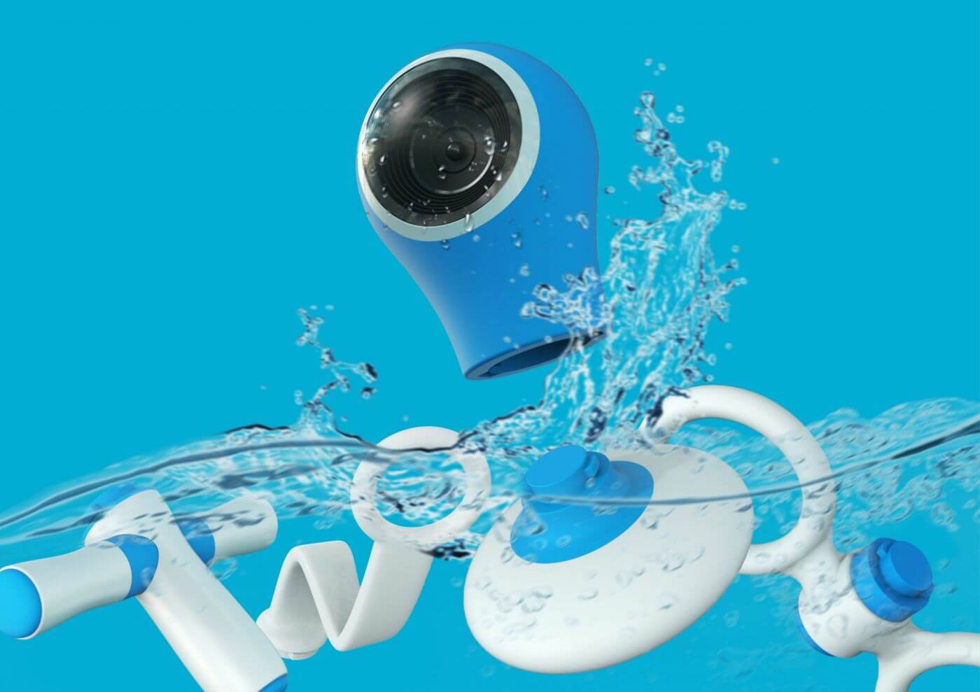 360° Underwater Toy Action Cam