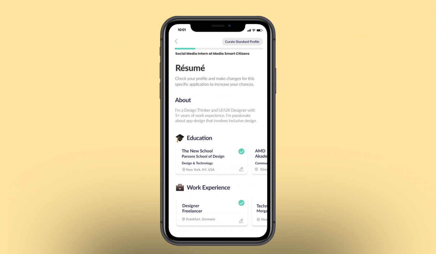 Pizi Job Applications Made Easy Prototypes for Humanity